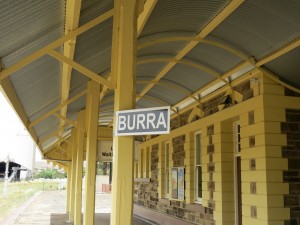 PostConTour Burra Railway Platform